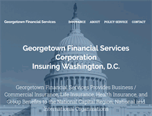 Tablet Screenshot of georgetownfinancial.com